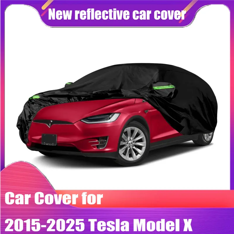 

Car Covers Replace for 2015-2025 Tesla Model X Waterproof for Snow Rain Dust Hail Protection
