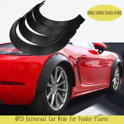 Universal Car Wide para Fender Flares, Extensão de Arcos de Roda, Mudguards Lama, Audi A3, A4, A5, S3, S4, S5, RS5, S-Line, A6, A7, A8, TT, 4 PCes