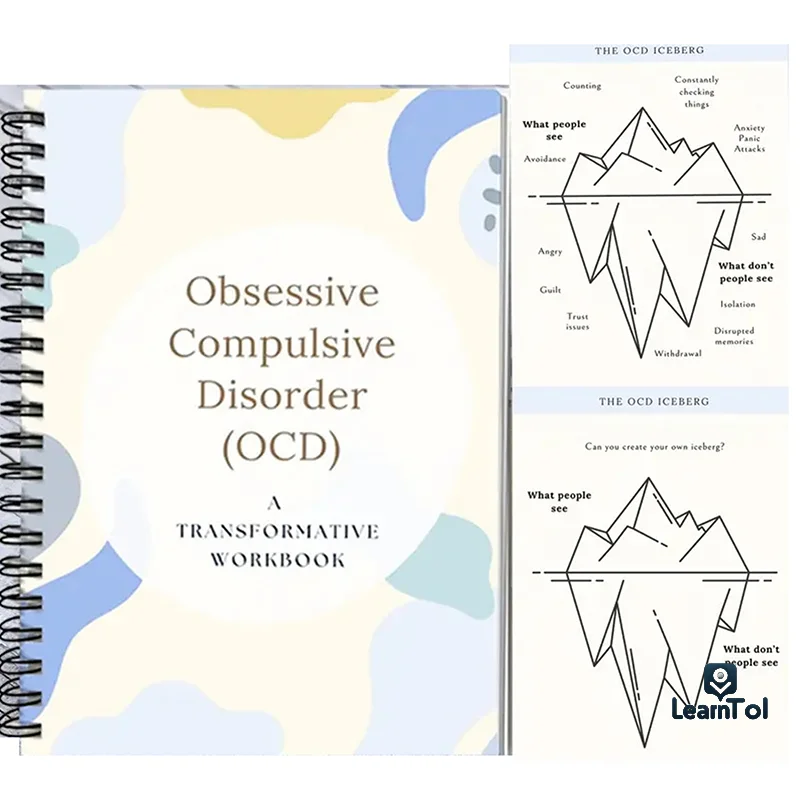 Obsessive Compulsive Disorder (OCD) Workbook, Intrusive Thoughts, Exposure Relax, Anxiety Relief, Mental Health Self-Help Guide