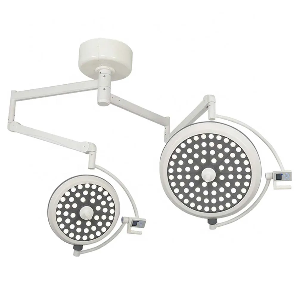 LED Double Head Operating Lamp Ceiling-mounted Shadowless  LED Surgical Light