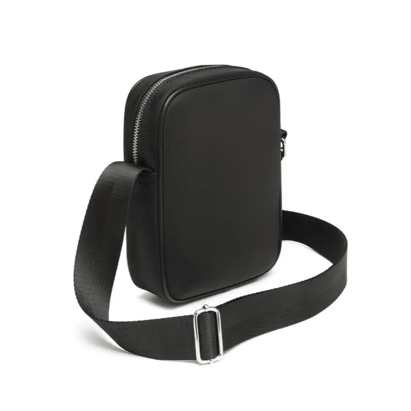 New Fashion Men Women Mobile Phone Bag Wallets Commuter Leisure Versatile Oxford Polyester Black Small Square Bag Mini Bags ﻿