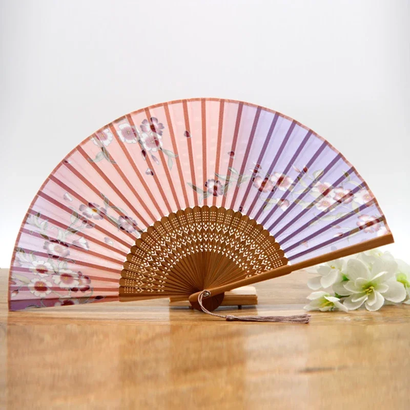 Antique Style Fan Folding Bamboo Chinese Style Small Fan Folding Fan Ancient Style Student Gift Fan Portable Classical Fan