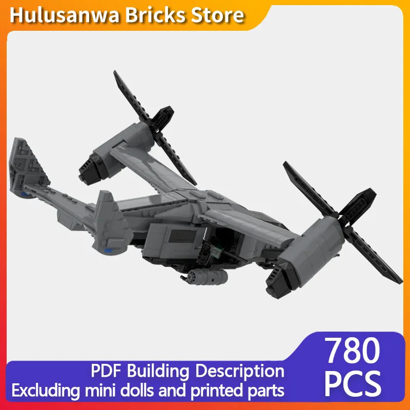 

MV-79 Стервятник, современные военные форсунки, модель MOC, строительные кирпичи, военное оборудование, модульные детские игрушки, костюм, праздничная сборка