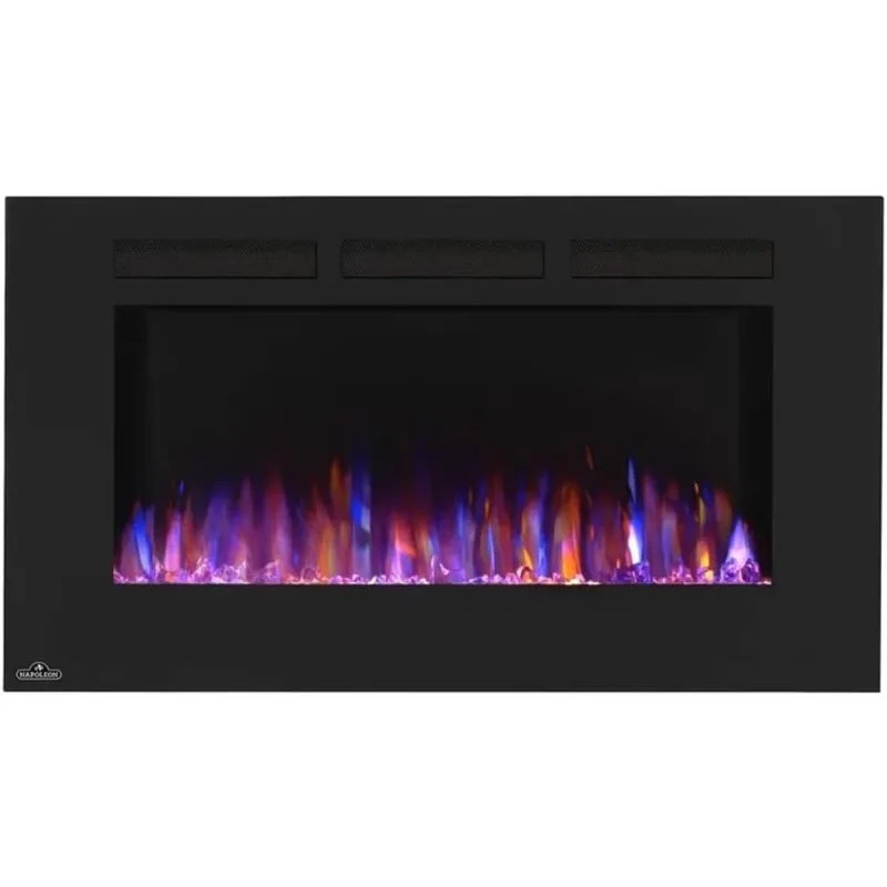 Napoleon Allure 42 inch Wall Mount Electric Fireplace - Black, NEFL42FH