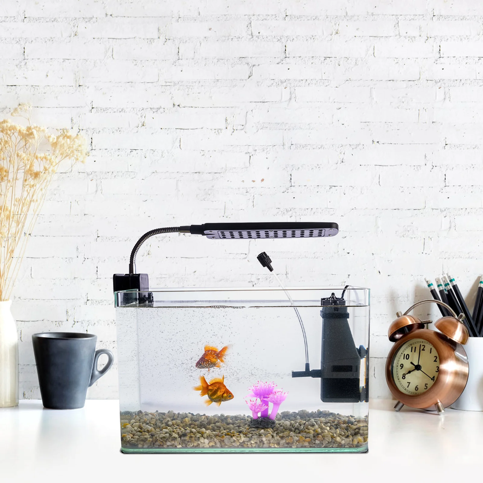 

Artificial Plastic Coral Plant Aquarium Fish Tank Decor Lifelike Simulation Plant Easy Clean Landscape Ornament