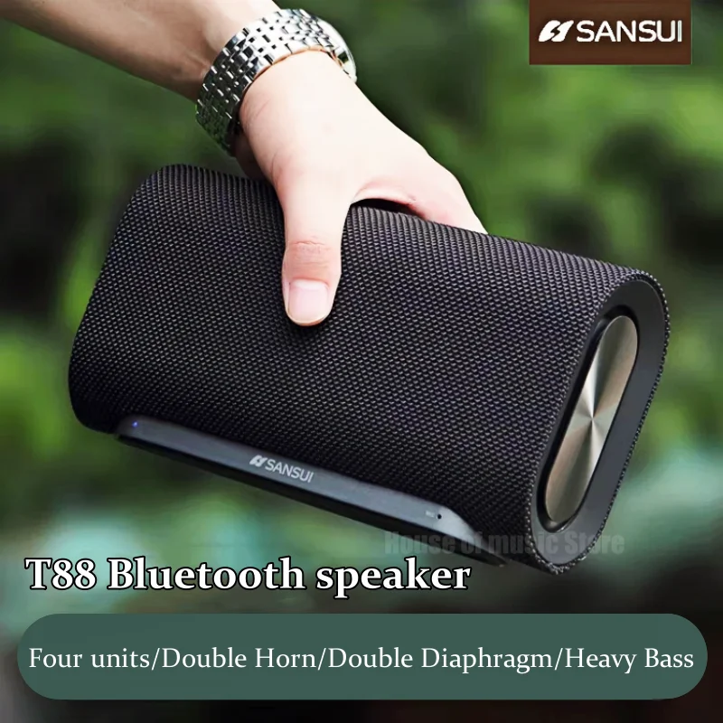 

Wireless Bluetooth Surround Sound Speakers Subwoofer Outdoor Portable Mobile Phone Computer Desktop Card Speaker 20W High-power