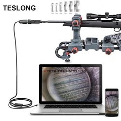 Teslong NTG100 5mm Lens Rifle Borescope Camera Digital Hunting Cleaning Scope with 8pcs Side Mirror