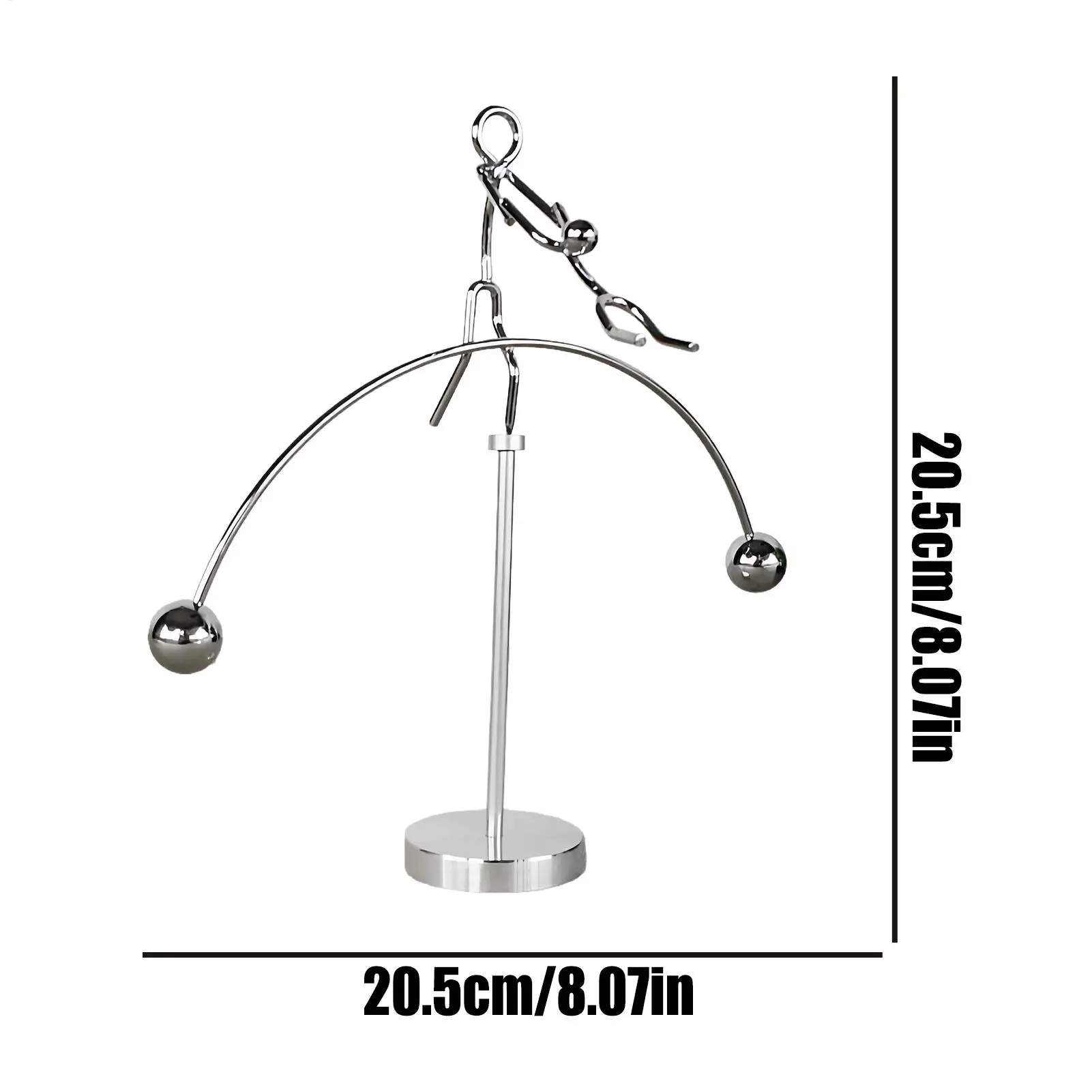 Mainan Keseimbangan, Mainan Meja Penyeimbang, Ornamen Lucu, Dekorasi Baja Tahan Karat untuk Meja, Pesta, Rumah, Tempat Kerja, Ulang Tahun, Rak, Liburan
