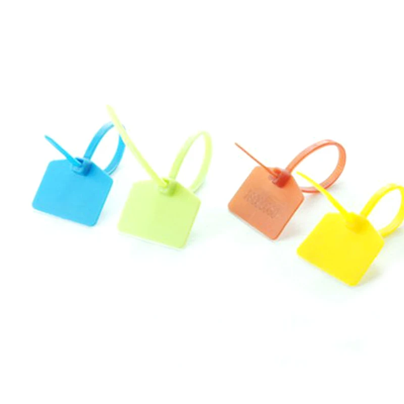 50PCS Plastic Cable Ties 4*120mm Nylon Tags Markers Zip Wire Waterproof Labels Sell-locking Seals Wholesale