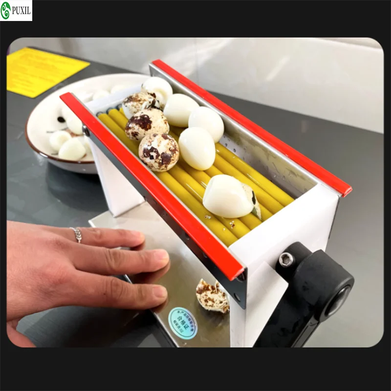 Quail eggs hand-cranked shelling household semi-automatic small peeled bird eggs new peeling machine peeling commercial