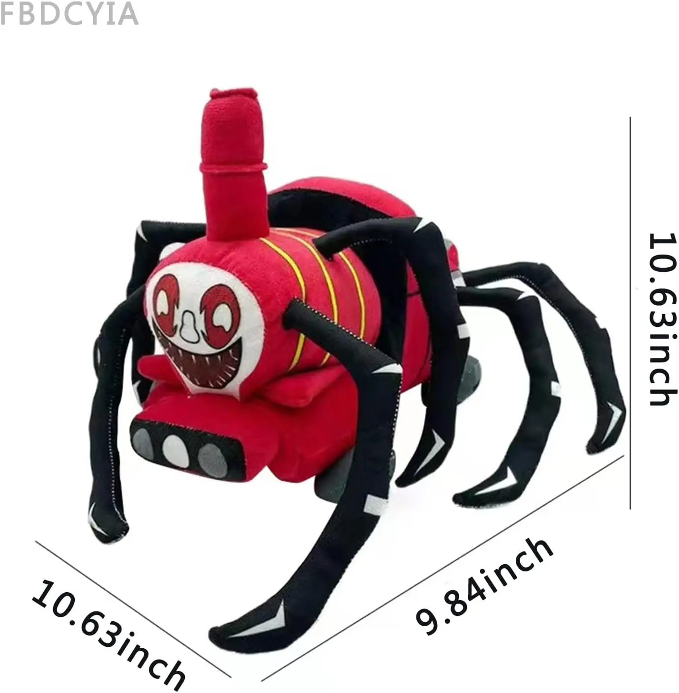 Charles Plush Toy,10.62Inch Hell Charles Spider Train Doll,Charles Hell Form，Gift for Kids Train Toy Spider Stuffed Animal