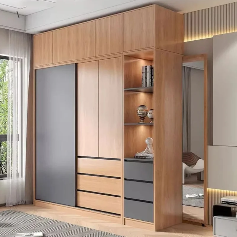 Multilayer Organizer Wardrobe Modern Minimalist Storage Closet Wardrobe Cabinet Shelves Armario Rangement Chambre Furniture