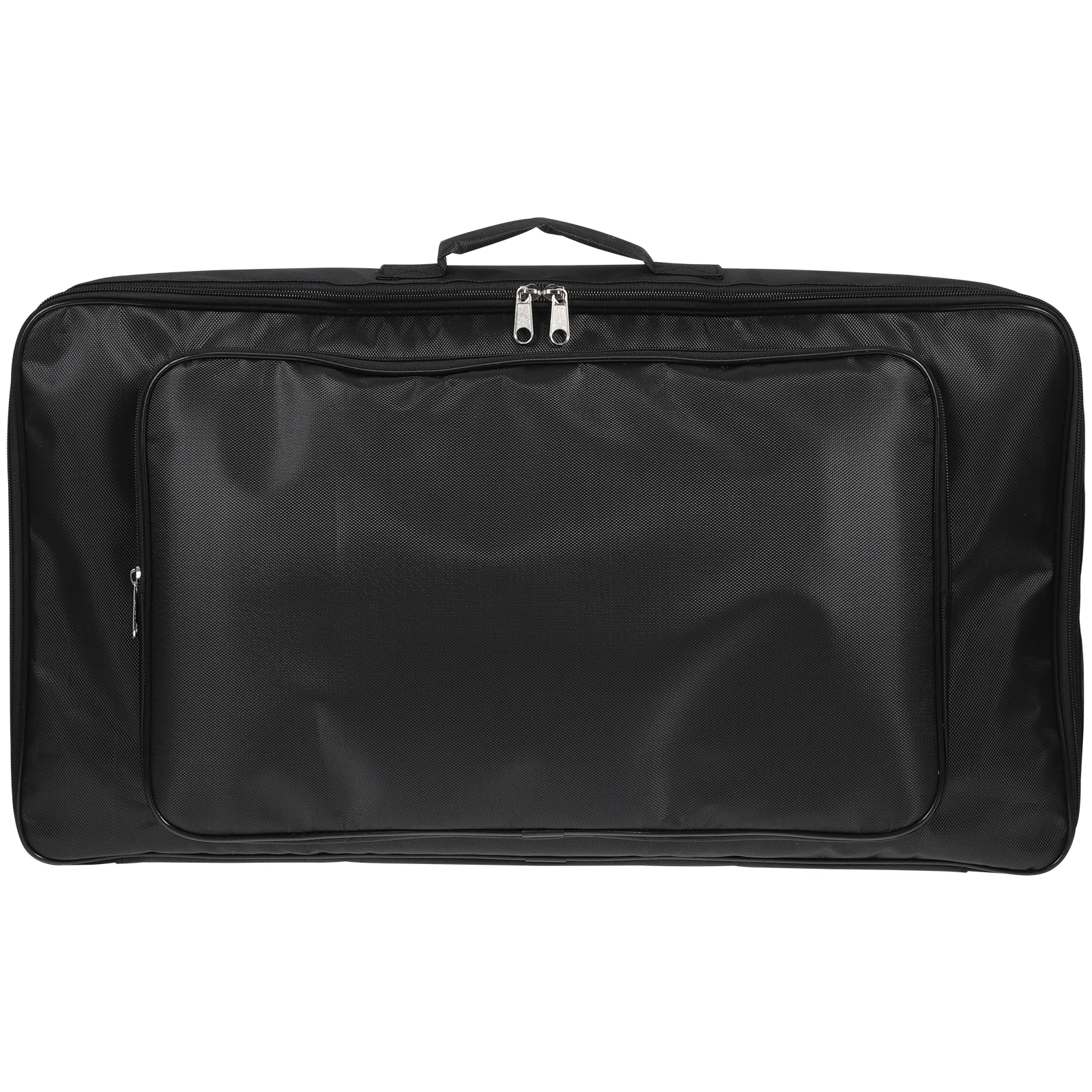 

Pedalboard Storage Bag Black High Toughness Nylon Waterproof Material Easy Carry Handle Secure Zipper Closure Ideal for Guitar