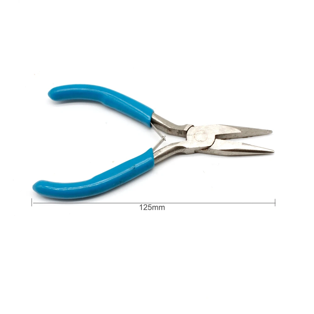 3PCS Mini Pliers Kits for Jewelry Making Round Nose Wire Cutters Copper Jump Ring Opening Closing Finger