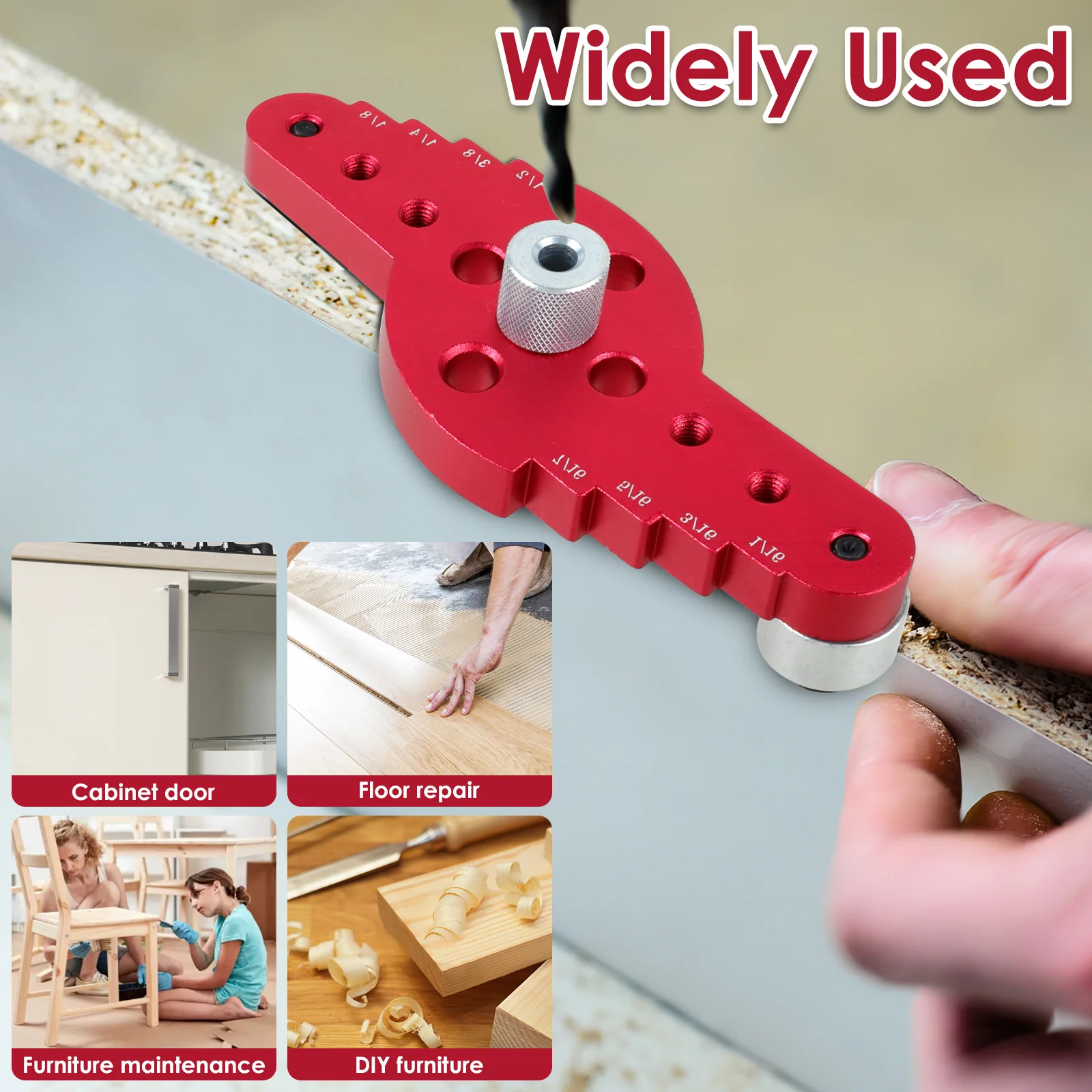 الحفر لكمة دليل مجموعة 4.1 إلى 10 سنتيمتر العمودي جيب ثقب الرقصة الذاتي توسيط وتد دليل حفر دبوس تركيبات النجارة انزلاق #4