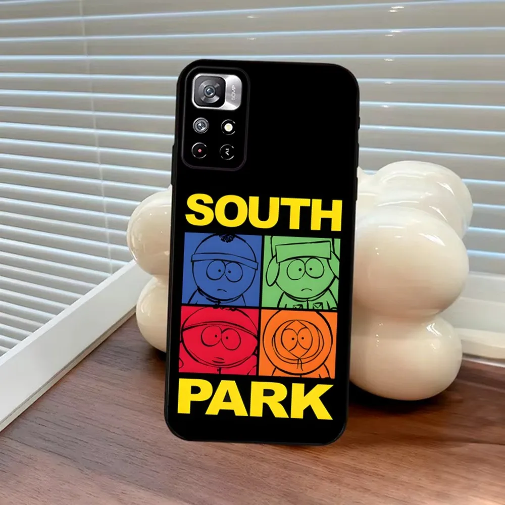 S-South P-Park Phone Case For Samsung S25,S24,S23,S22,S21,FE,S30,S20,S10,Plus,Ultra,Lite 5G Silicone Cover