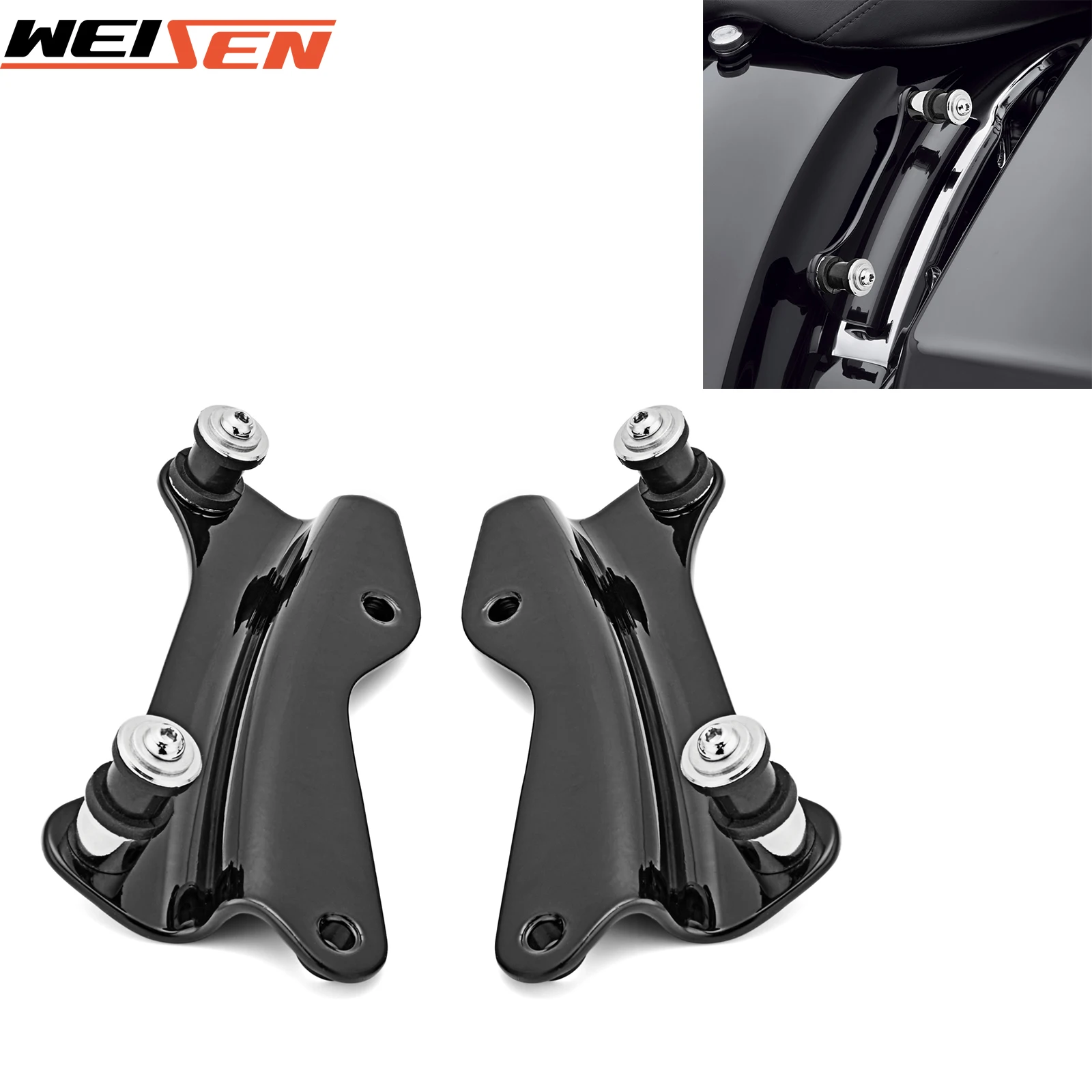 

Motorcycle 4-Point Docking Hardware Kit for 2014-2024 Harley Touring ROAD KING、ELECTRA GLIDE、STREET GLIDE、ROAD GLIDE Accessories