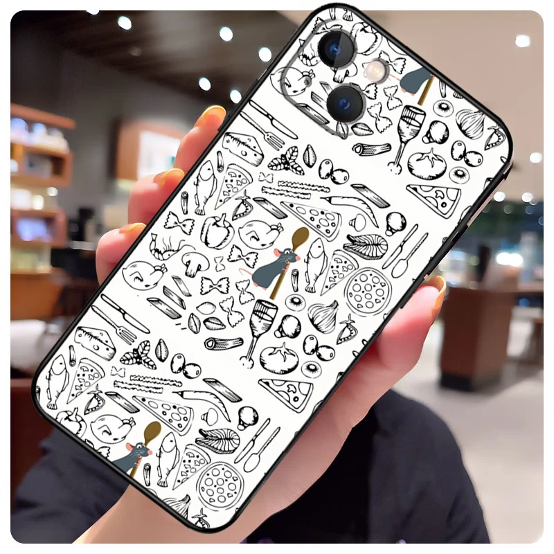 Cooking Chef Knives Case For iPhone 16 13 14 11 12 15 Pro Max X XR XS Max Plus 14 Plus Back Cover