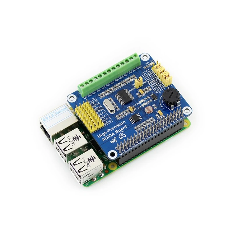 

Suitable for 3B +/4B high-precision AD/DA digital-to-analog/analog-to-digital modules, expansion board DAC8552