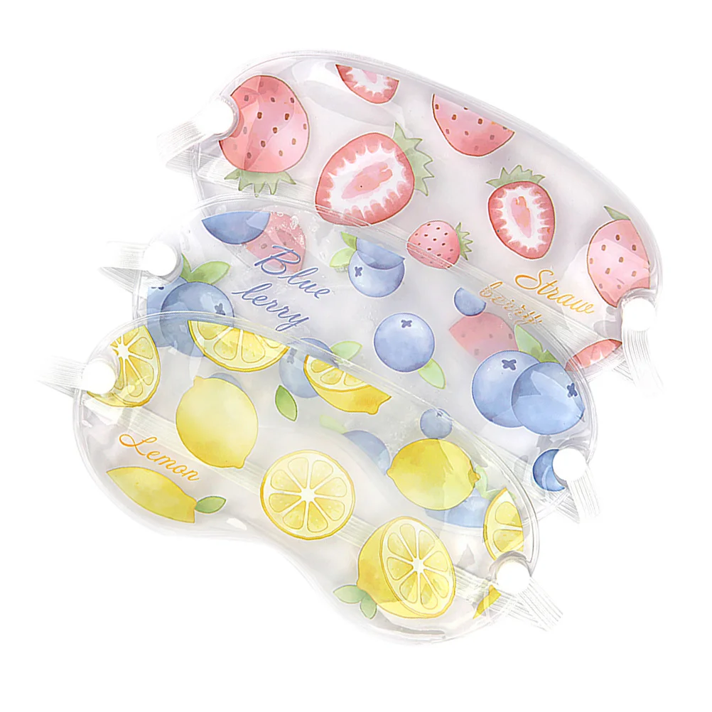 

3Pcs Cold Hot Eye Mask Gel Cooling Compress for Puffiness Relief Office Sleep Use Cooling Eye Masks Mask for Eyes