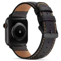 Leather Strap for Apple watch band 49mm 44/45mm 40/41 42 38mm belt Retro for bracelet iWatch series 10 5 4 3 SE 6 7 8 ultra band