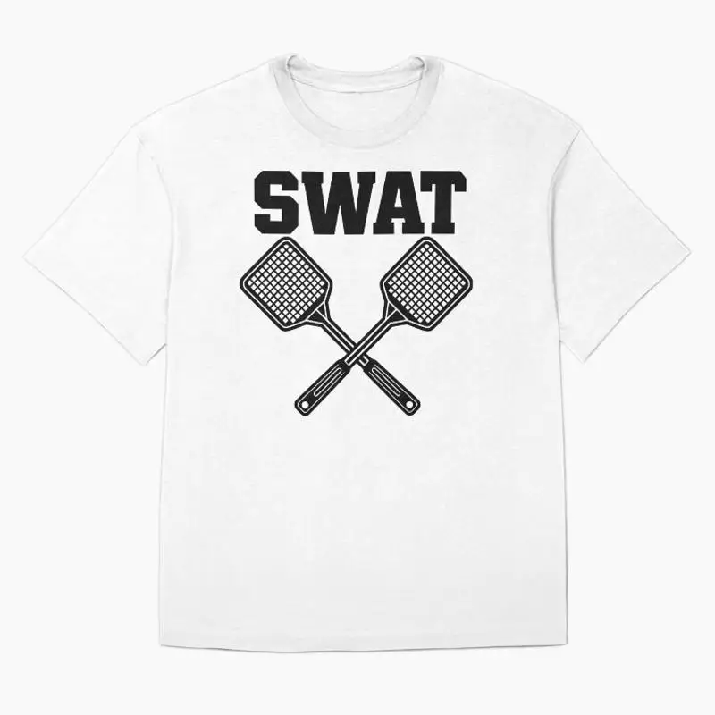 SWAT Pesty Mosquitoes Flies Bugs Oversized T-Shirt