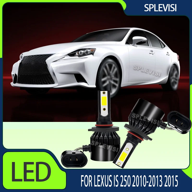 

LED High Beam Bulbs 6000LM For Off-Road Lights Long Distance Beam 12v 300% Brighter For Lexus IS 250 2010 2011 2012 2013 2015