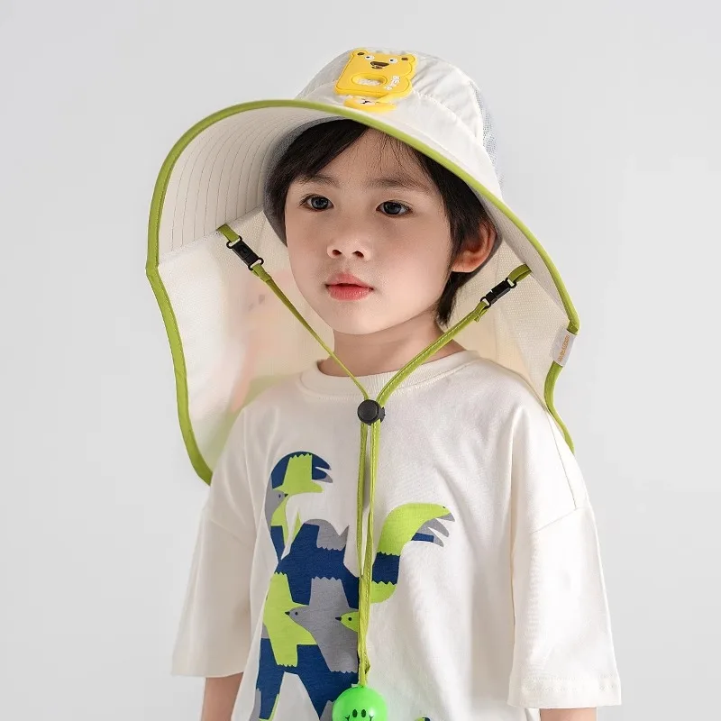 

Big Hat Brim Children's Sun Protection Hat Summer Baby Hat Sun Hat Boy Girl Fisherman Hat Sun Hat Shawl Hat
