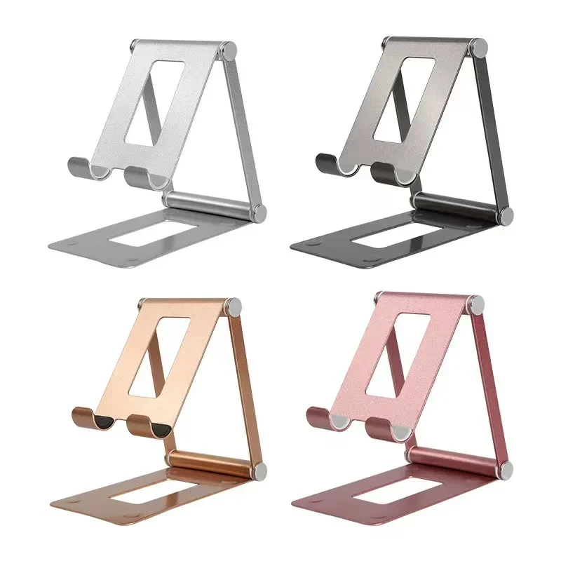 Imagem -02 - Suporte Ajustável do Telefone do Desktop Suporte Dobrável Tablet Desk Bracket Organizer Montagem Portátil Smartphone Material de Escritório