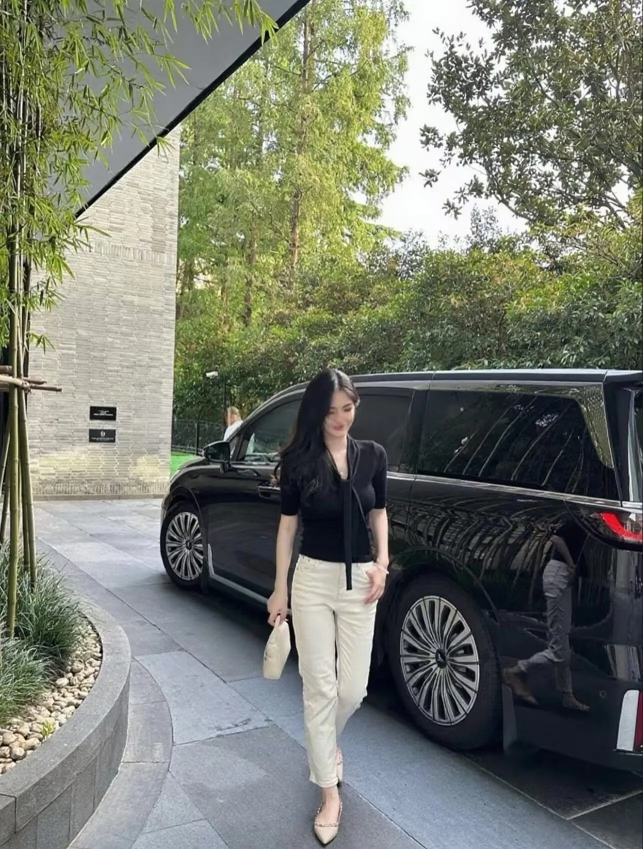 

High Waist Slim Fit Nine Inch Jeans Korean Sle Cotton Stretch Denim Ladies Faion Spring Autumn Seasonal Blue Color