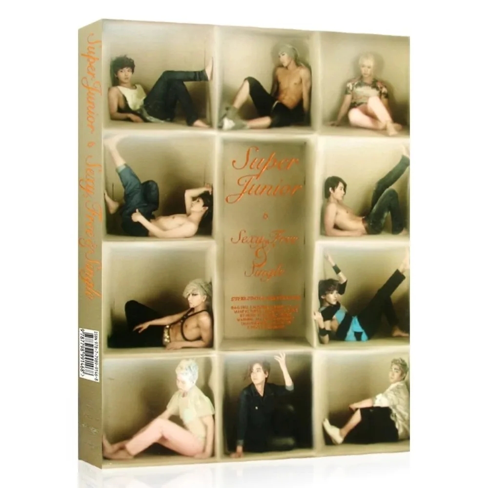 

Super Junior Sexy, бесплатный одиночный 6-й студийный альбом CD — K-Pop Diverse Pop Styles