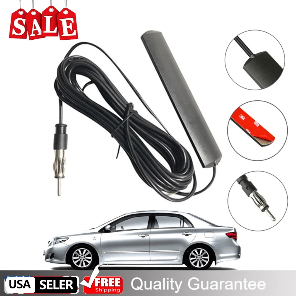 

1PCS NEW Quality Car Radio Stereo Hidden Antenna Signal Enhancement Stealth FM AM Fit Vehicle Truck Motorcycle Boat