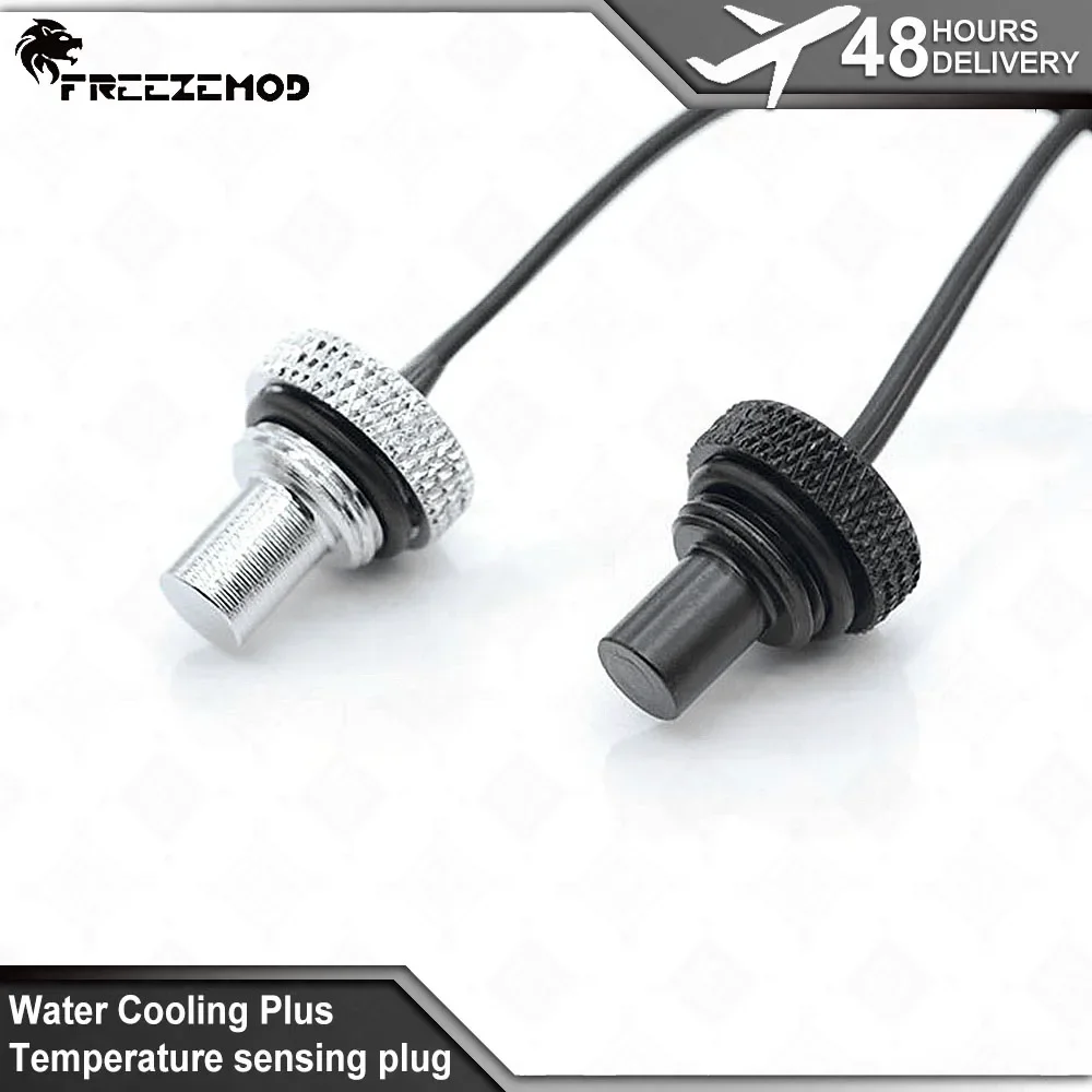 

PLUS Temperature Plug Sensor Thermometer Water Proof DuPont Terminal Interface Water Stop Water Cooler Fitting Modding