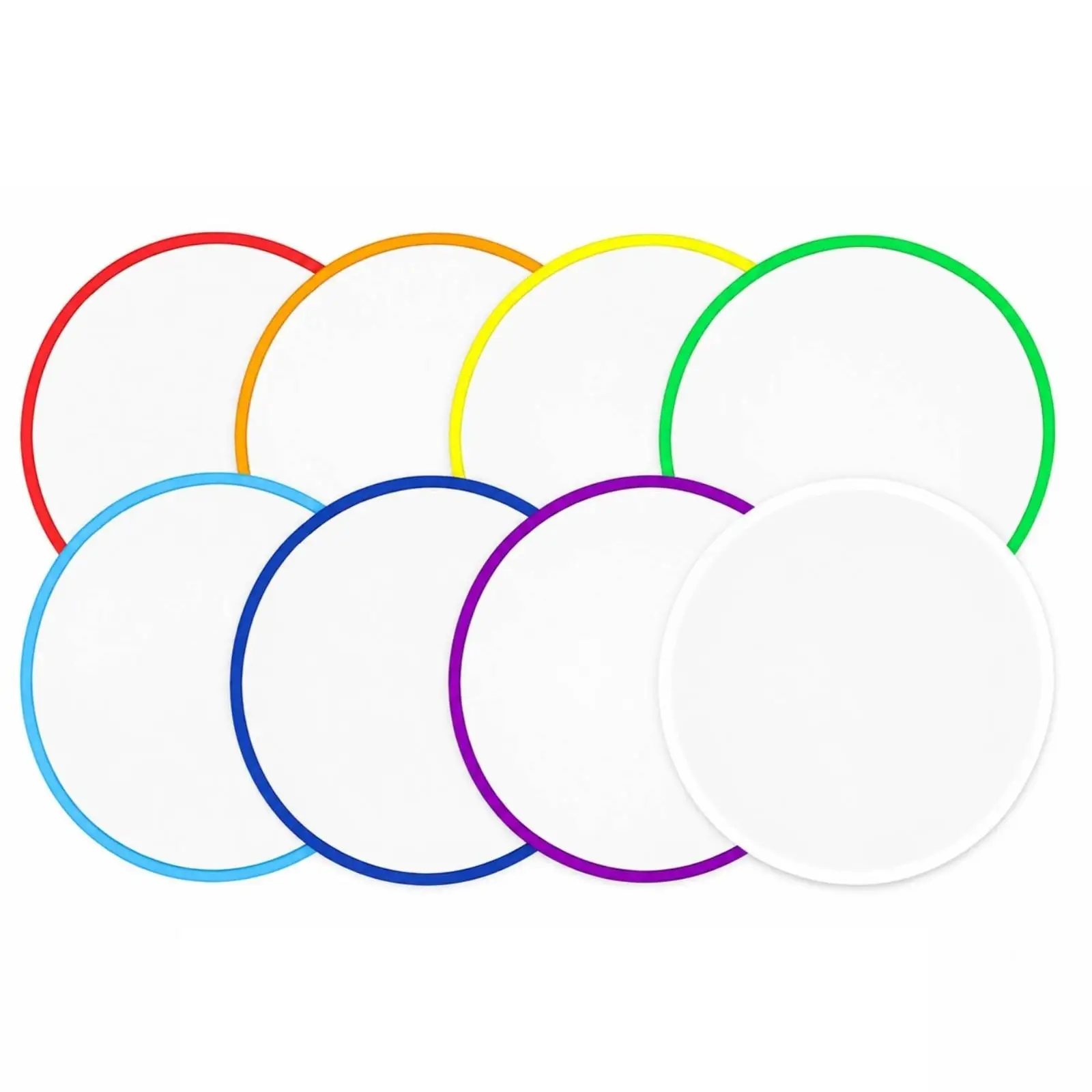 8 Pieces Foldable Throwing Disc Portable Toy Compact for Garden, Group Games