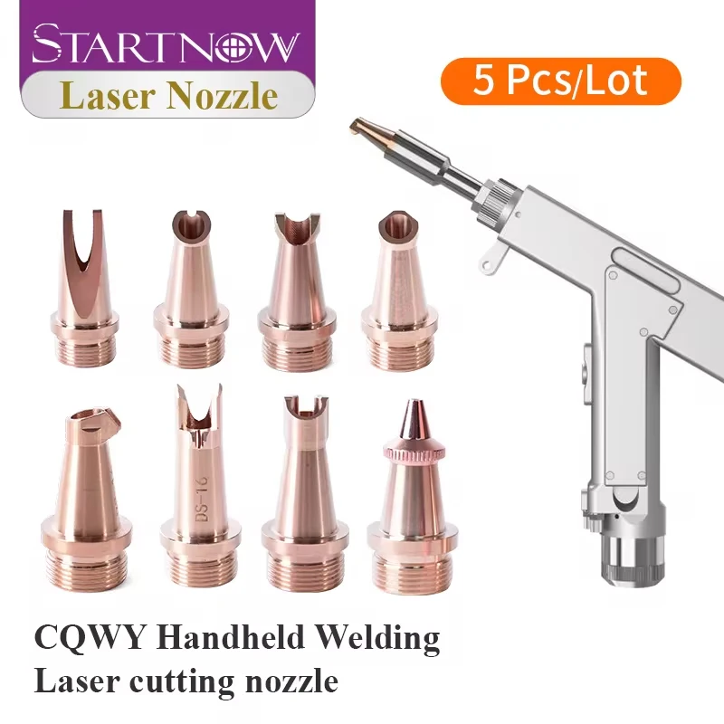 

Startnow 5PCS Laser Welding Head Nozzle Copper Welding torch Nozzles For CQWY Laser Hand-held Welding Machine Parts