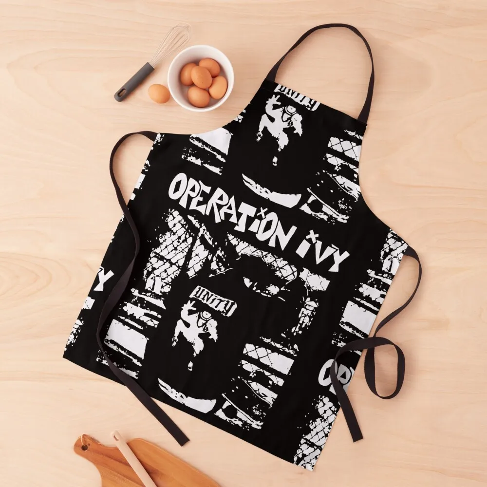 

Operation Ivy Unity Ska Punk Apron Bib For Kitchen Costume Waiter Kitchenware kitchen gadgets Apron
