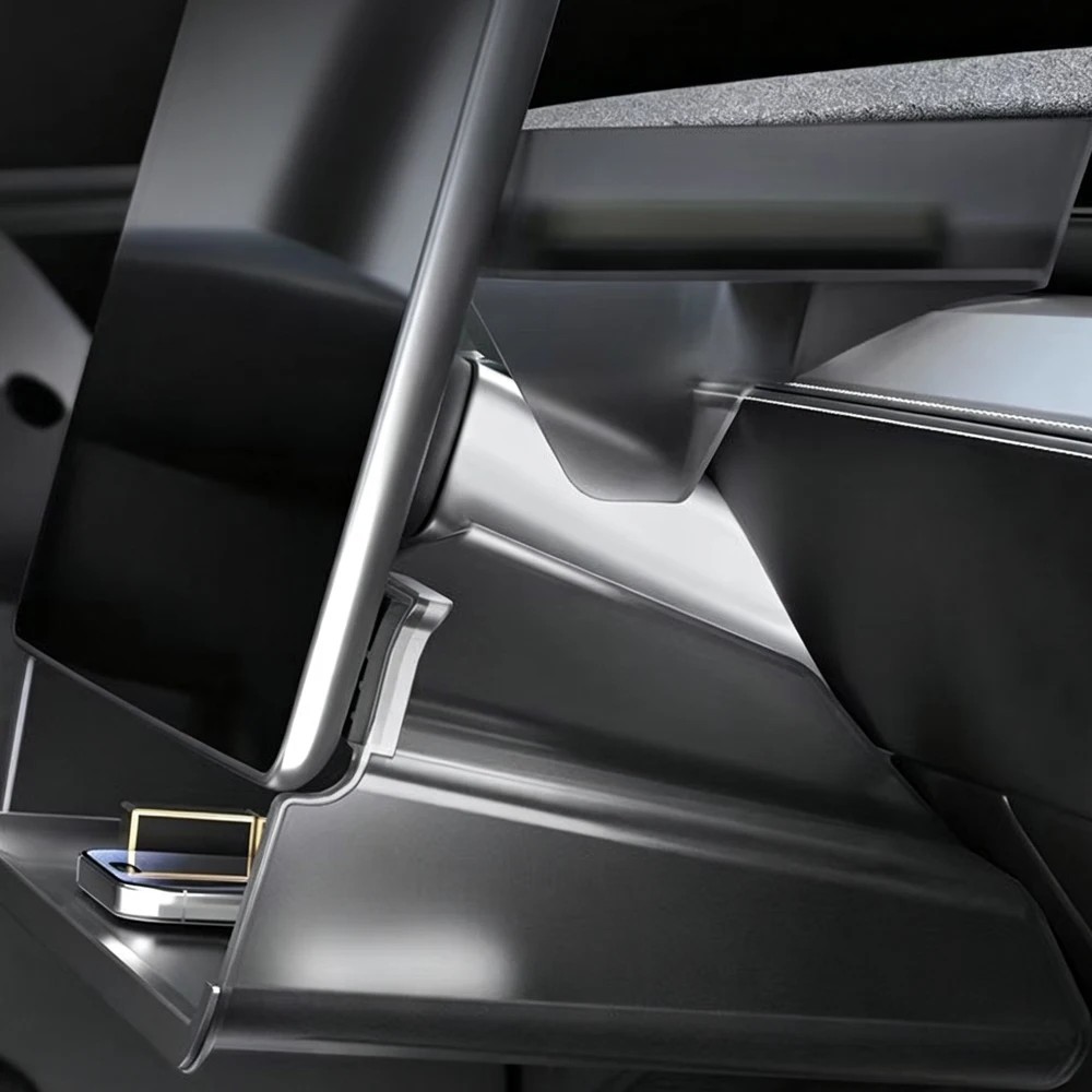For Tesla Model 3 Highland Model Y Juniper Car Hidden Under‑Screen ETC Storage Box ABS‑Acrylic Insert Organizer Tray Accessories view 6