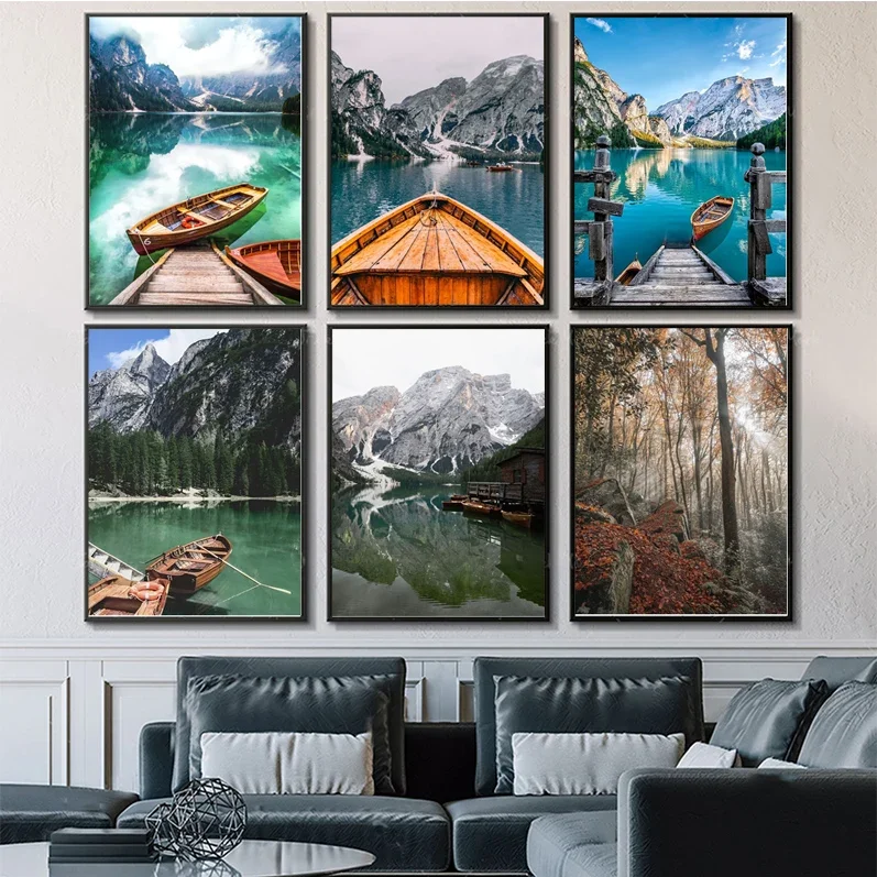 

Nordic Natural Landscape Poster Anime Posters Sticky HD Quality Poster Wall Art Painting Study Wall Decor