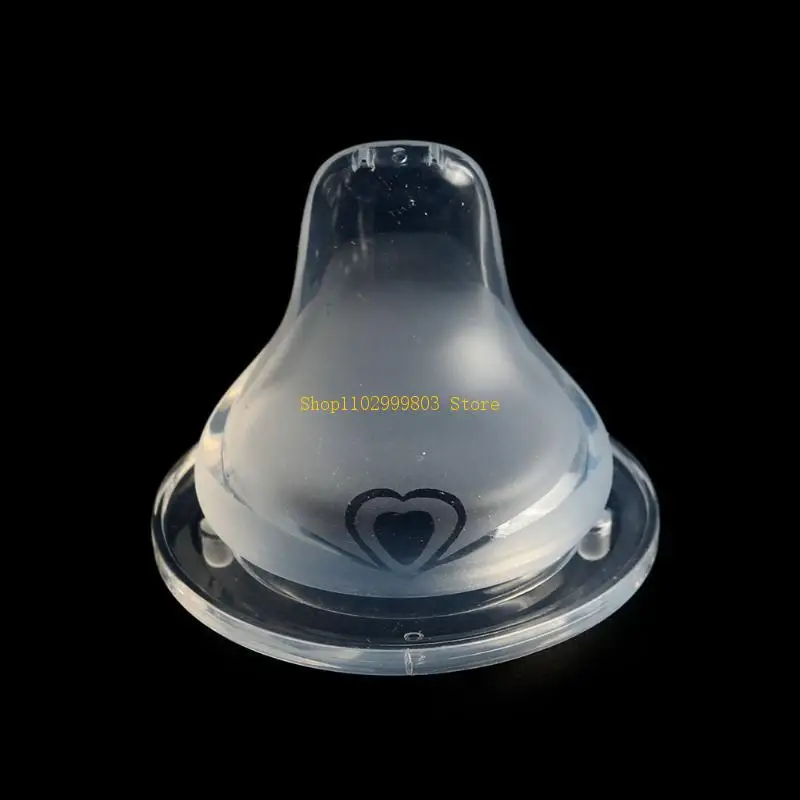 لهاية سيليكون سائلة آمنة للأطفال، حلمة منقار البط، بديلة مرنة J0MF #4