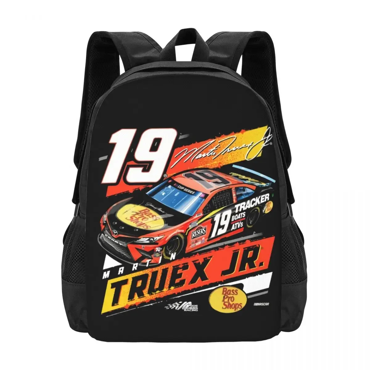 

Martin Truex Jr 19 Travel Laptop Backpack, Business College School Computer Bag Gift for Men & Women