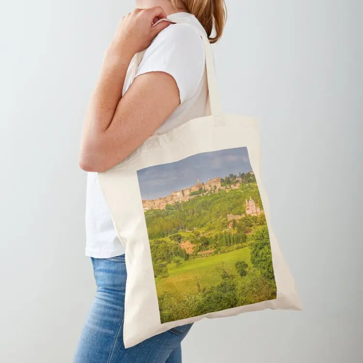 The Tuscan Hill Town of Montepulciano Tote Bag