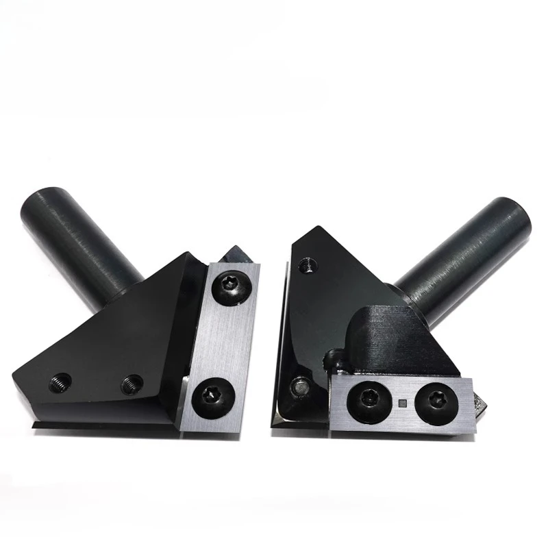 Discarded 90-degree V-shaped Knife Trimming Cutter Head Chamfer Slotting Cutter Woodworking Tool Router Bit