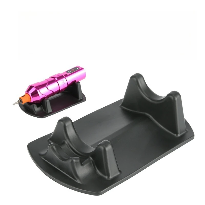 

Tattoo Pen Stand Rack TPE Black Tattoo Wireless Pen Display Rack Plastic Wireless Tattoo Machine Pen Makeup Consumables Tools