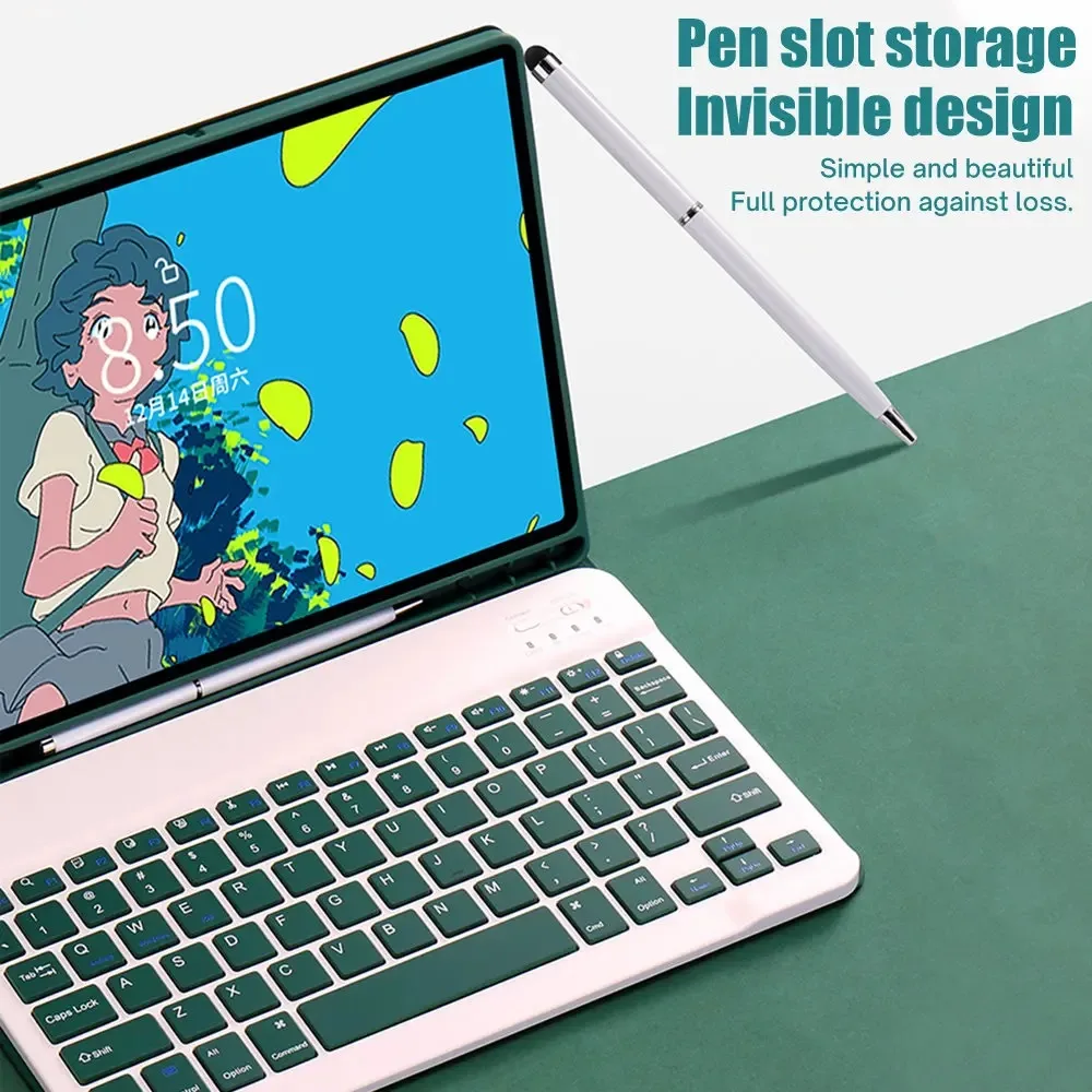 For Samsung Galaxy Tab S6 Lite 10.4 Inch P610/P615 Keyboard Case Detachable Leather With Keyboard Case Cover For SM-P620 SM-P613