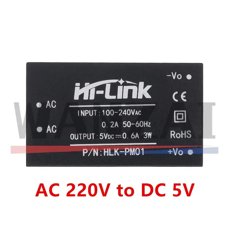 1 sztuk HLK-PM01 HLK-PM03 HLK-PM12 AC-DC 220V mini moduł zasilania, inteligentny moduł zasilania przełącznika domowego — zdjęcie 4