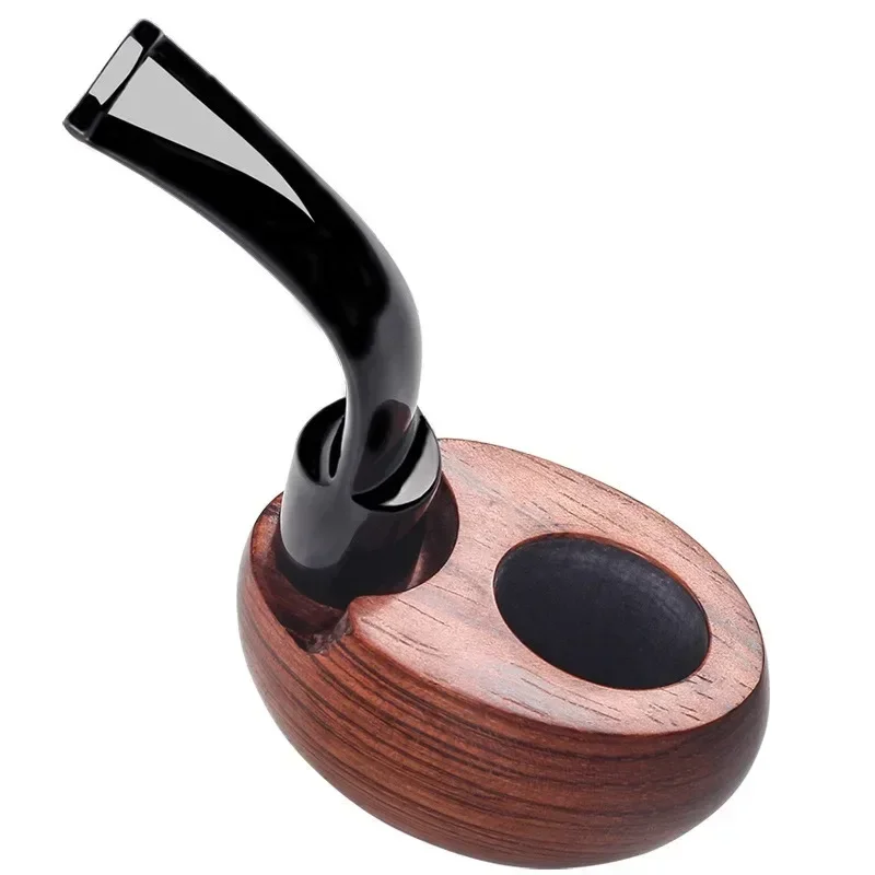 

Portable men's small handheld pipe rosewood pocket pipe handmade solid wood tobacco pipe old-fashioned 9mm filter