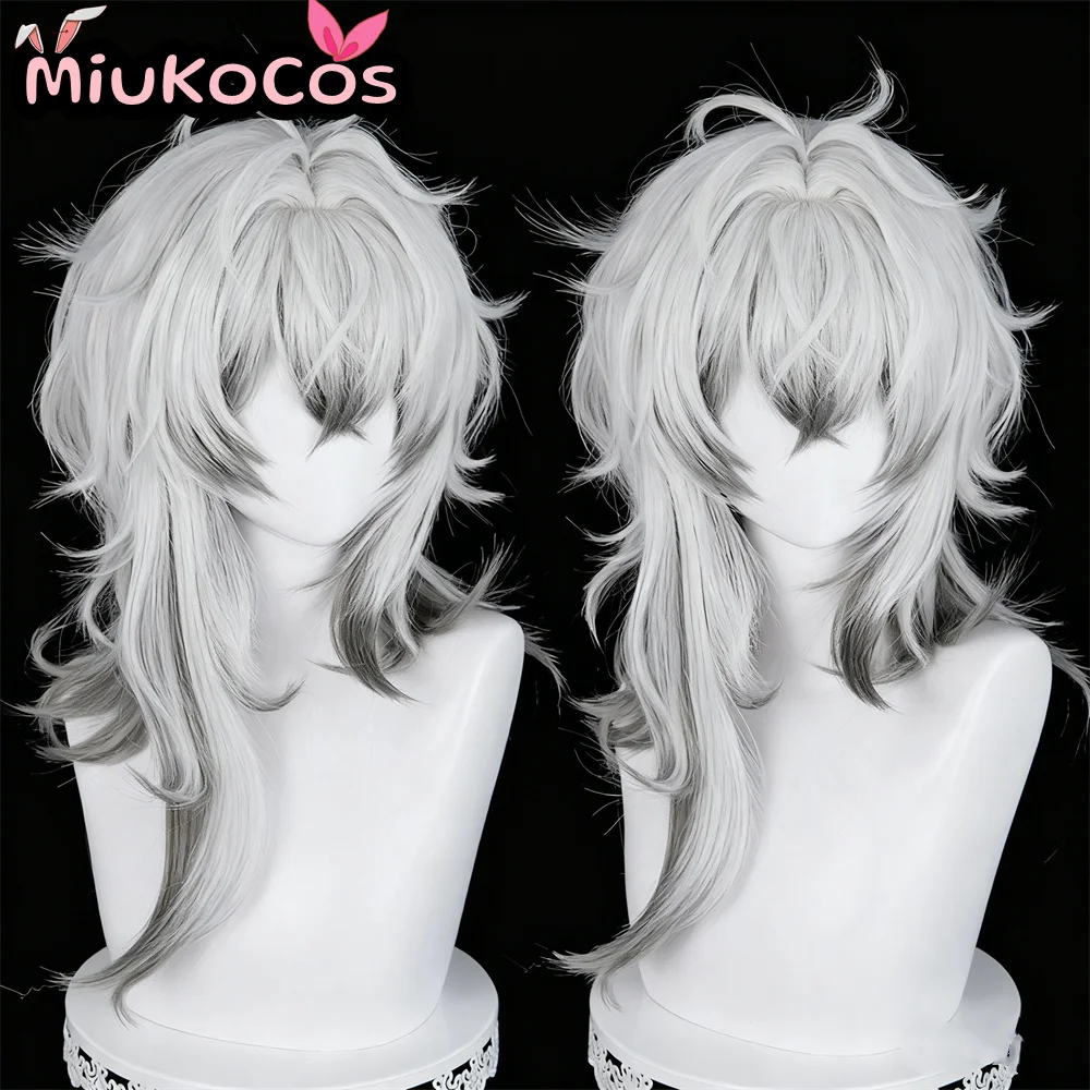 IN STOCK SilverAsh the Reignfrost Cosplay Wig with Ears MiukoCosplay Game Arknights Cosplay