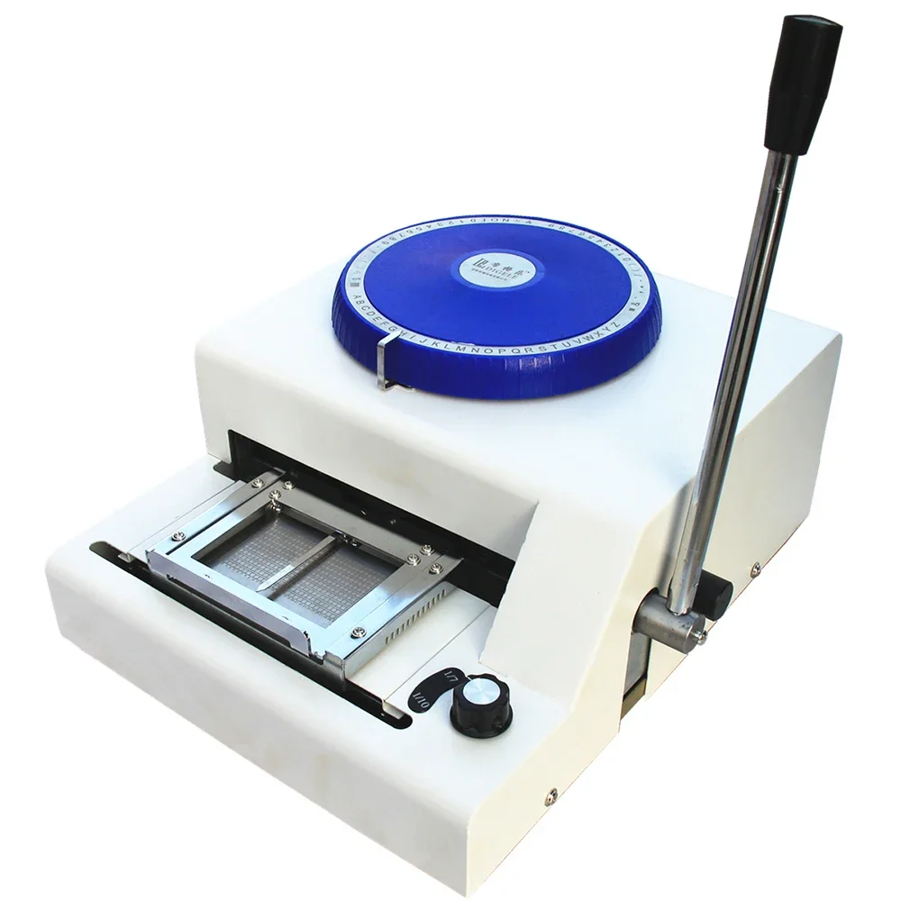 VIP card punch code machine Convex Code Printer Pressure coding Machine PVC Manual Embossing Machine