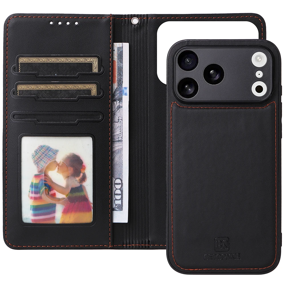 

For iPhone 17 Air 5G 2025 2in1 Detachable Wallet Leather RFID Case For iPhone 16E 17 16 15 14 13 12 11 Pro Max Xs 7 8 Plus Funda