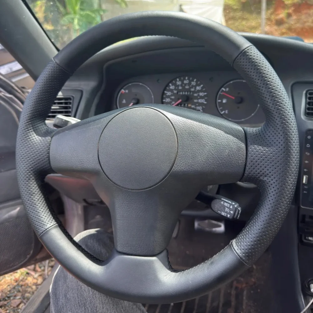 

Чехол для руля автомобиля из микрофибры, ручная работа, для Toyota Yaris, Vios, RAV4 2006, 2007, 2008, 2009 годов выпуска.